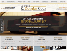 Tablet Screenshot of kdouglascook.com